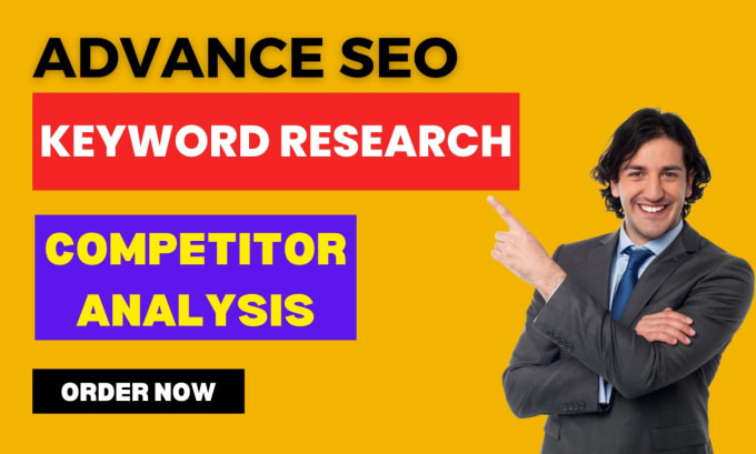 Gig Preview - Do advanced SEO keyword research with competitor analyze