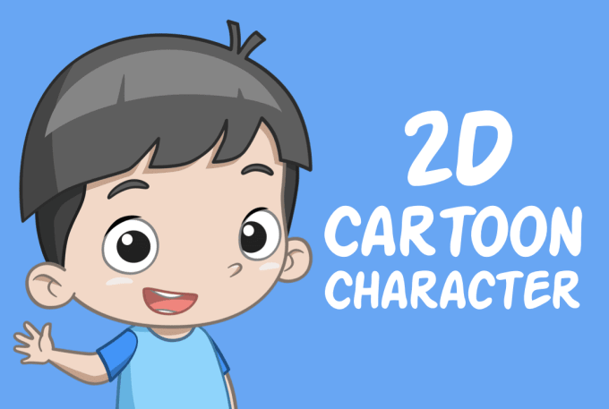 Gig Preview - Design 2d cartoon character