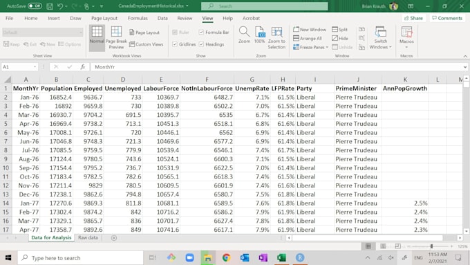 Gig Preview - Do excel dashboard development and excel data analysis