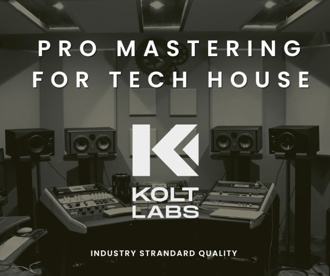 Gig Preview - Offer professional mastering for tech house music