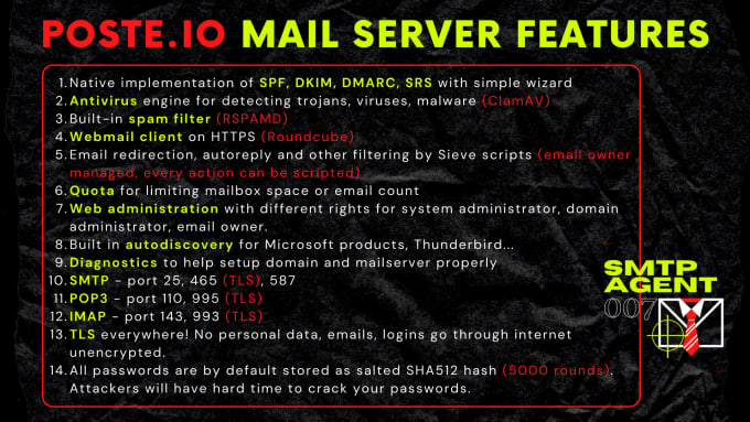 Gig Preview - Install and config your full mail server with posteio