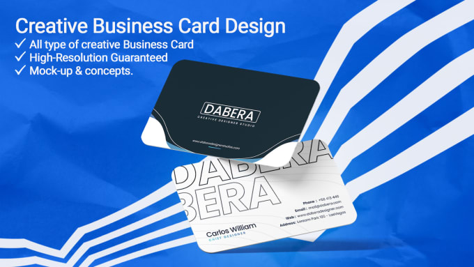 Gig Preview - Do a simple clean modern minimalist business, nfc card design in 6h fast