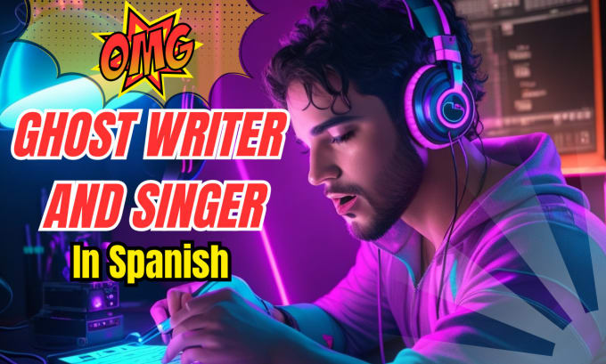 Gig Preview - Be your ghost writer and singer in spanish