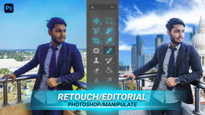 Gig Preview - Edit photo background remove, retouch, manipulation, bulk edit