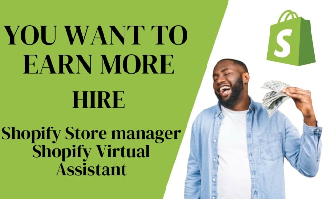 Gig Preview - Be your trusted shopify virtual assistant and shopify store manager