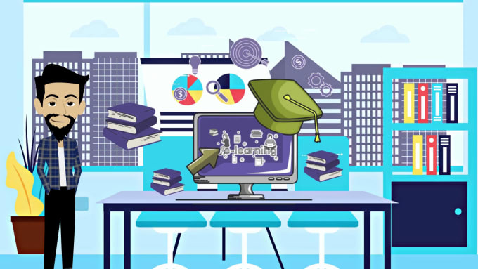 Gig Preview - Create 2d animated video for an elearning course