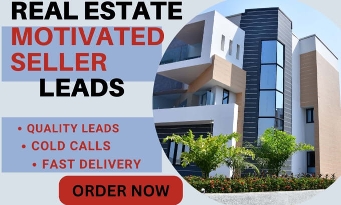 Gig Preview - Get you motivated seller real estate leads that will convert with skip traced