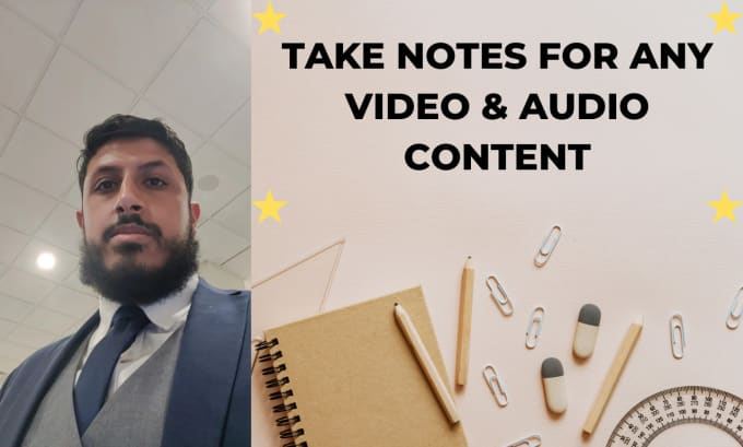 Gig Preview - Write summary notes of any video or audio content