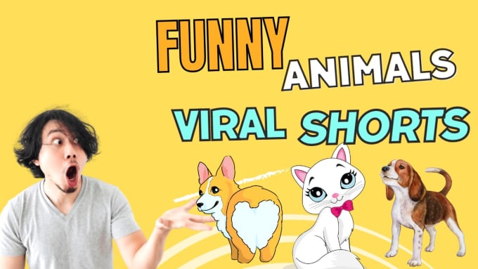 Gig Preview - Provide funny animals shorts and youtube shorts in 24 hours