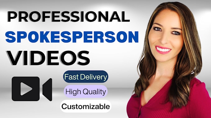 Bestseller - be your professional video spokesperson