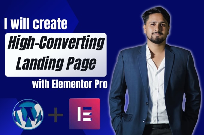 Gig Preview - Create high converting landing page with elementor pro