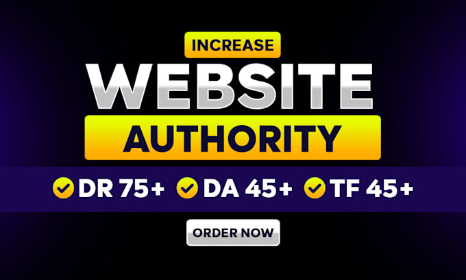 Bestseller - increase domain rating dr domain authority da trust flow tf seo link backlinks