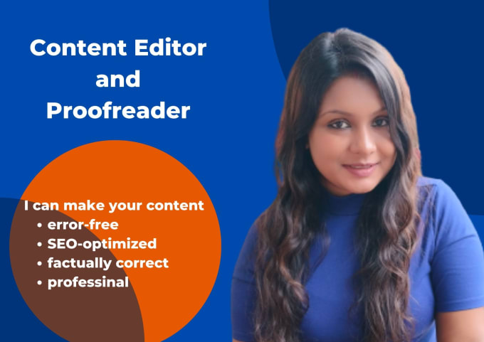 Gig Preview - Be the content editor for your articles and documents