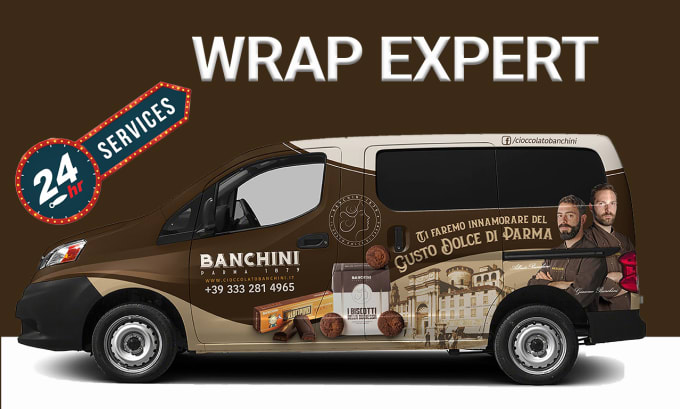 Gig Preview - Do custom vehicle wrap, racing car, bus, truck, van wrap design