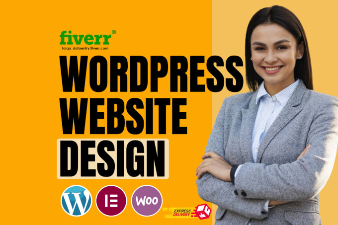 Gig Preview - Develop responsive wordpress website design or blog website, web design