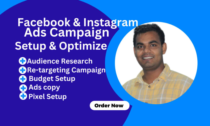 Gig Preview - Do create, setup and manage facebook and instagram ads campaign