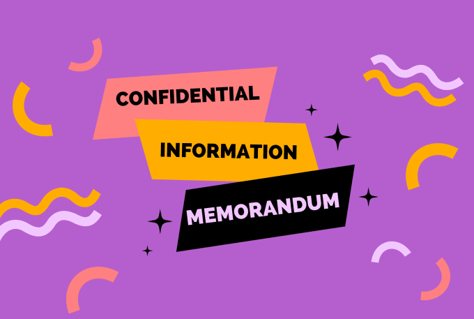 Gig Preview - Create a compelling confidential information memorandum cim