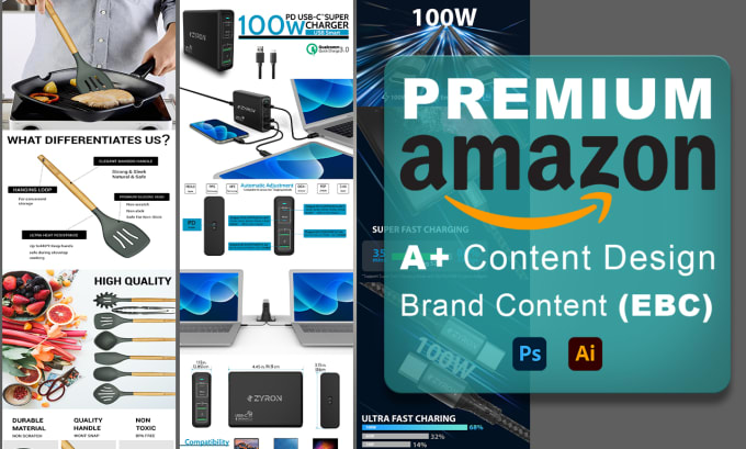 Gig Preview - Design premium ebc a plus content for amazon