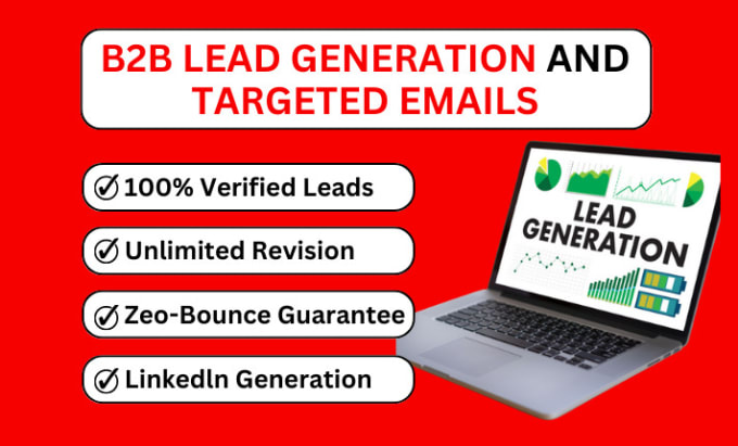 Gig Preview - Generate b2b lead generation for any industry