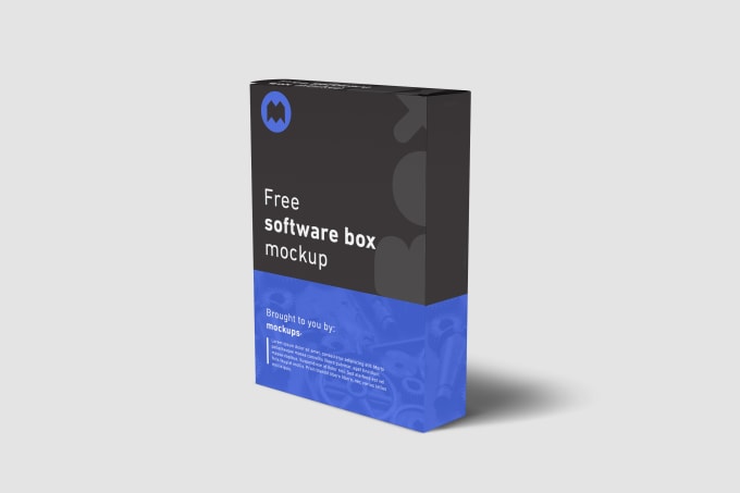 Gig Preview - Design 3d digital software box mockup and animation