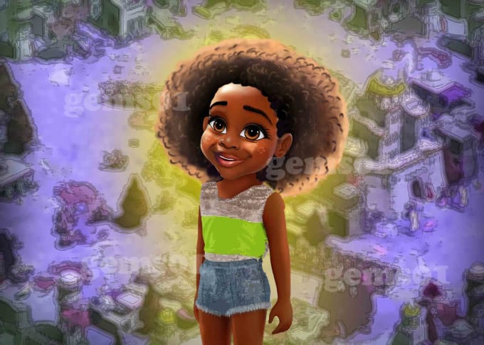 Gig Preview - Engender illustration african american children book and story book cover