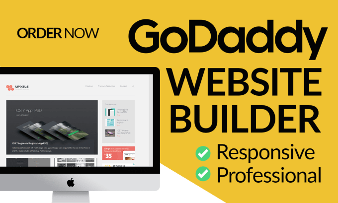 Gig Preview - Create responsive and professional godaddy website