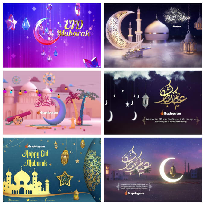 Gig Preview - Make professional eid greeting videos in 1 day