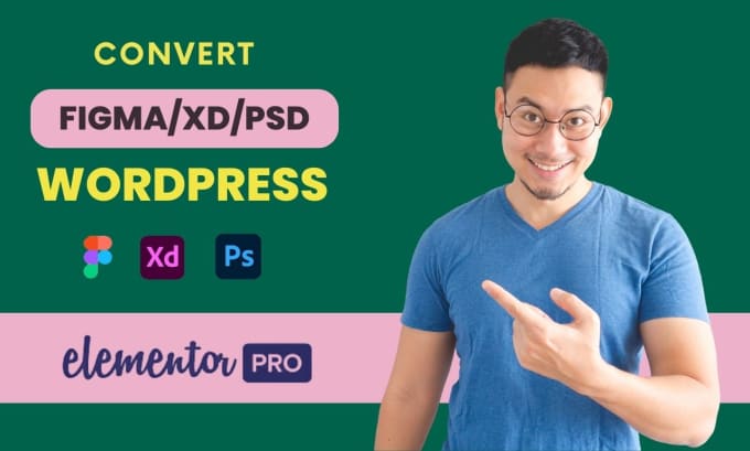 Gig Preview - Convert figma to wordpress website with elementor pro, figma to elementor pro