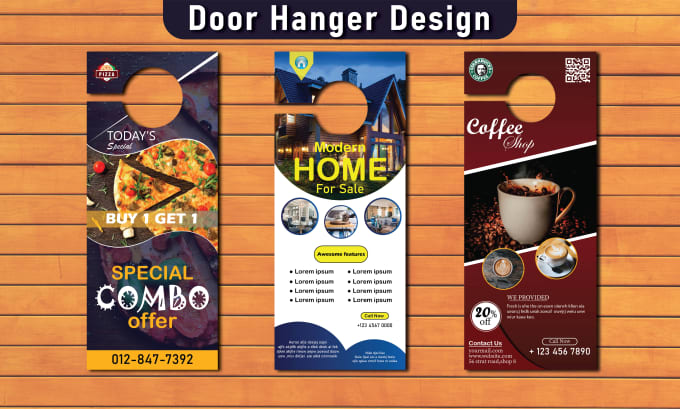 Gig Preview - Do professional door hanger design, rack card, pressure washing, dl flyer