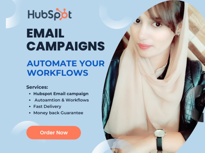 Gig Preview - Do hubspot CRM marketing automation, hubspot email campaigns