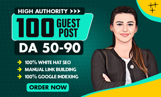 Gig Preview - Write and publish high da guest post with dofollow high authority backlinks