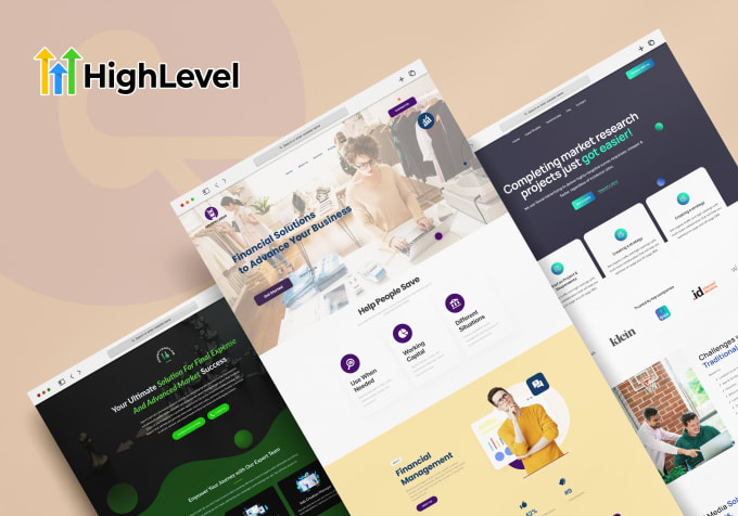 Gig Preview - Design and build a stunning gohighlevel website with CSS, HTML, and javascript