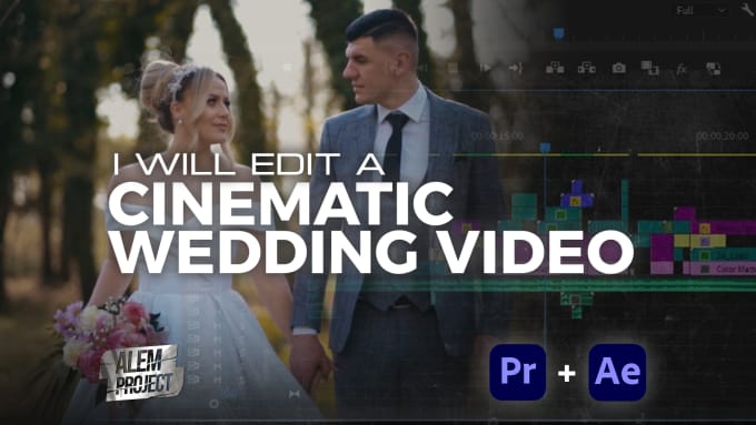 Gig Preview - Do wedding video editing with cinematic storytelling