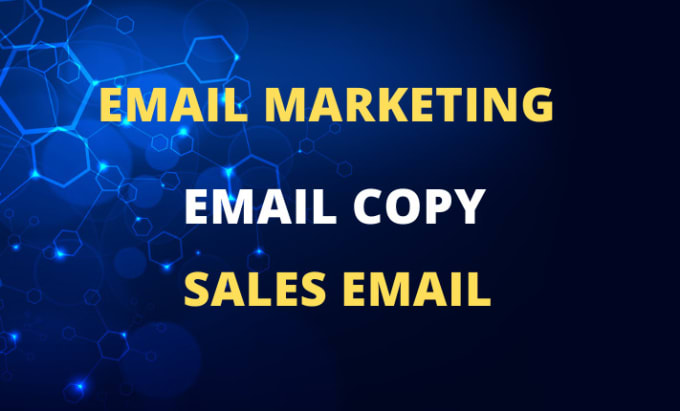 Gig Preview - Write email copy and copywrite your sales email sequence for marketing