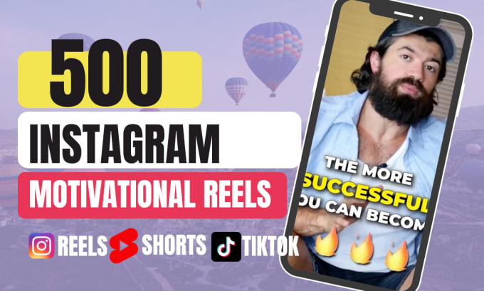 Gig Preview - Create motivational youtube shorts and instagram reels