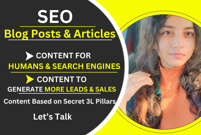 Gig Preview - Be your content writer for SEO blog posts and articles