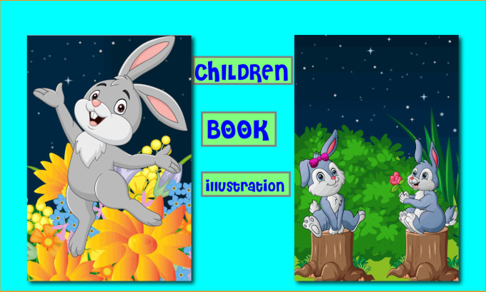 Gig Preview - Do children story book illustration and illustrator