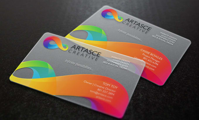 Bestseller - design professional business card, print ship 500 pvc cards