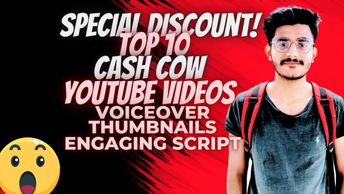 Gig Preview - Make top 10 cash cow videos, youtube automation