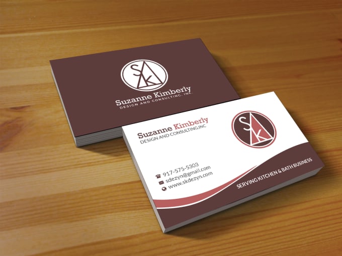 Gig Preview - Make modern marketing kitchen business card design