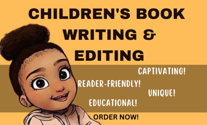 Gig Preview - Ghostwrite or edit engaging, moral children book, kid story book writing, writer