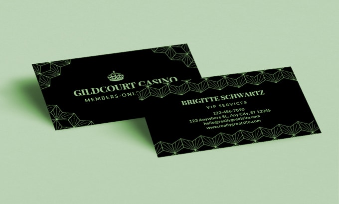 Gig Preview - Create luxury professional business card with a qr code