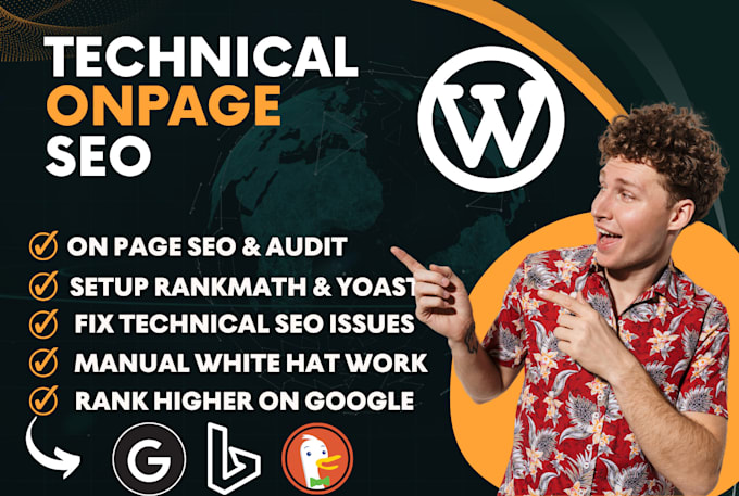 Gig Preview - Do technical onpage SEO of wordpress website to increase traffic