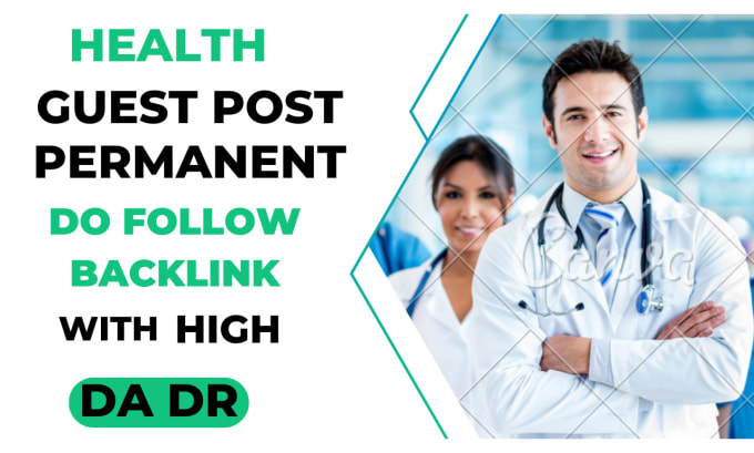 Gig Preview - Provide health and fitness backlinks on high da authority blogs