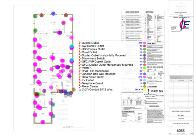 Gig Preview - Do mep, cost estimation with quantity takeoff and material takeoff