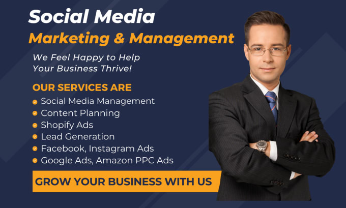 Gig Preview - Be ultimate social media manager and amazing digital marketing