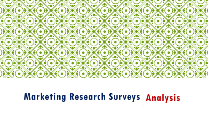 Gig Preview - Do the analysis of marketing research surveys using nvivo