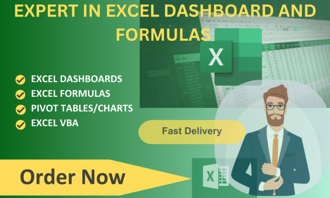 Gig Preview - Help you out with excel dashboard, pivot tables and formulas