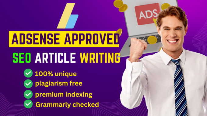 Bestseller - write 30 unique SEO articles for google adsense approval