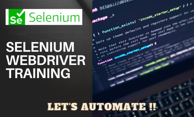 Gig Preview - Accelerate your career in software automation with selenium webdriver bootcamp